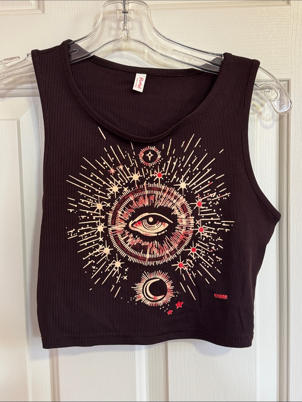 Mystic Eye Graphic Tank Top — Black